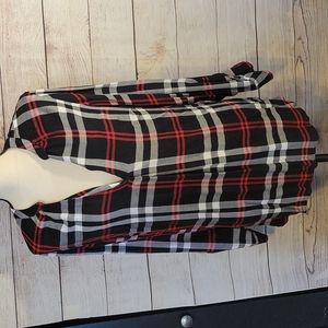 SoHo jeans stripe tunic blouse